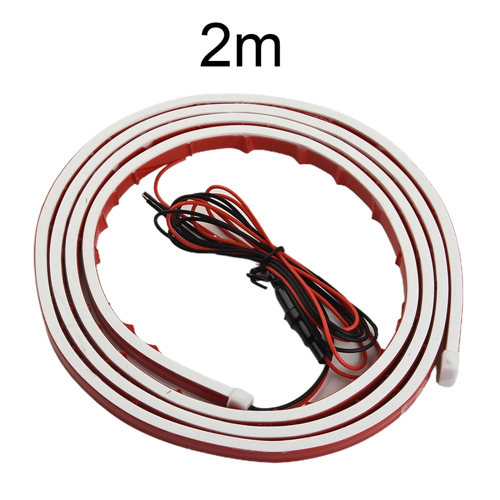 

Part Light Strip Car Daytime Running Light Dynamic Hood Start Scan White/Ice Blue/Red 10W 12V Brand New Durable