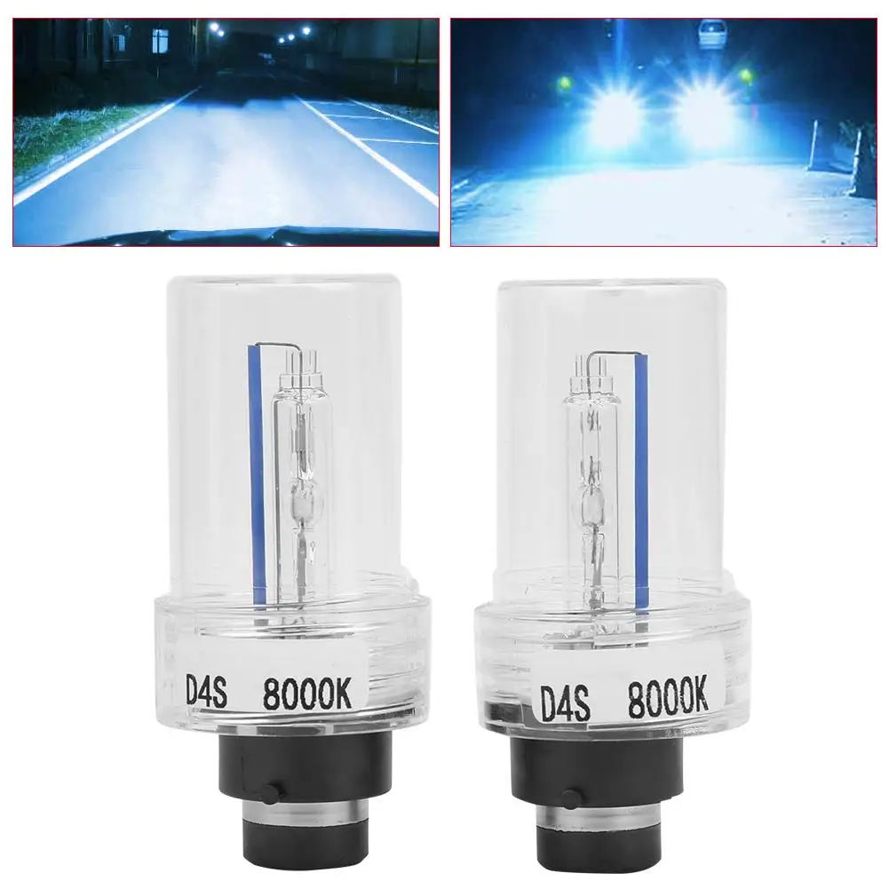 Lampu Depan LED Penggantian C Leit Xenon 8000K 35W D4S 2 Buah