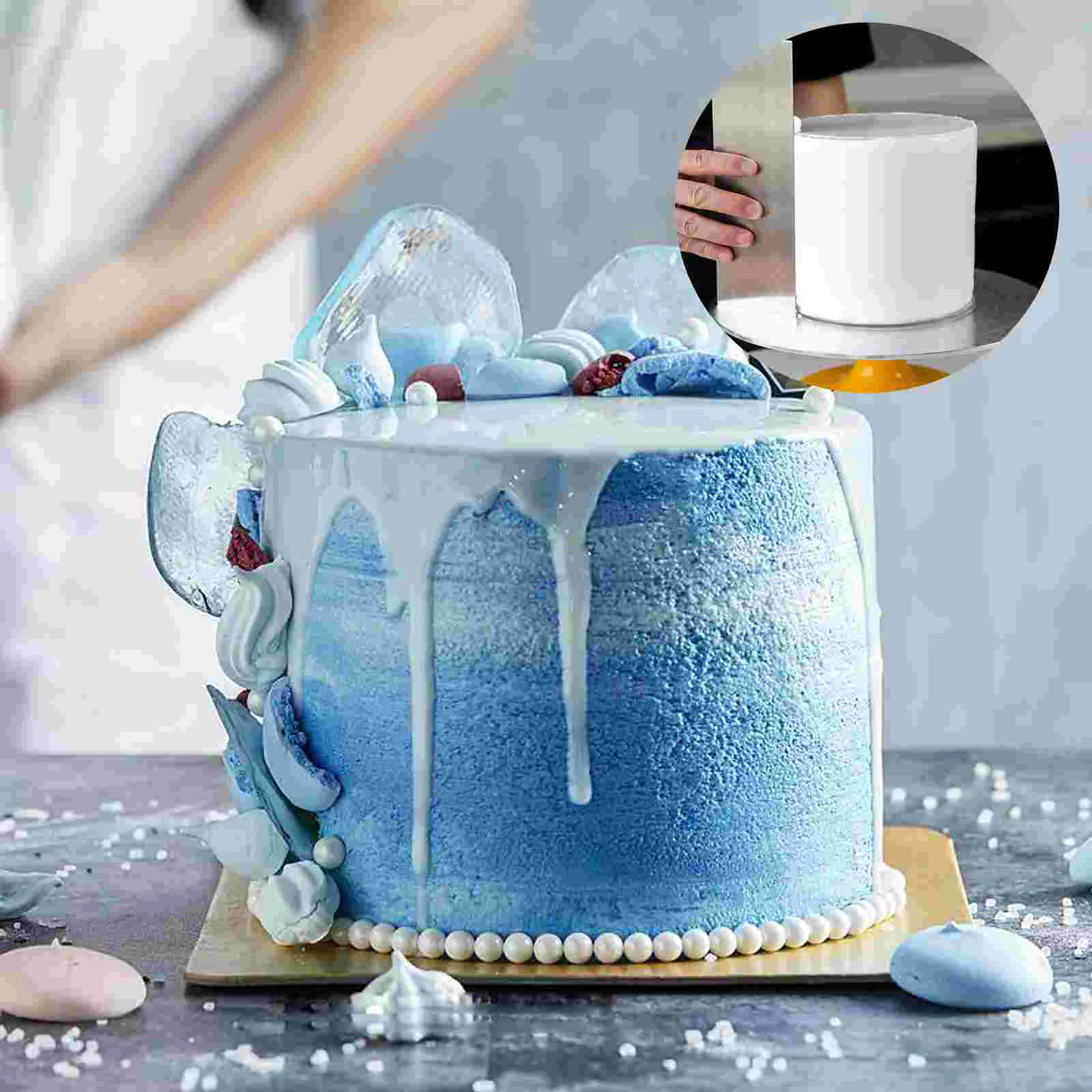 

Cake Acrylic Scraper Discs Icing Discround Baking Accessories Cakes Diy Decorativesmootherdough Tool Bench Bread Bowl Decorating
