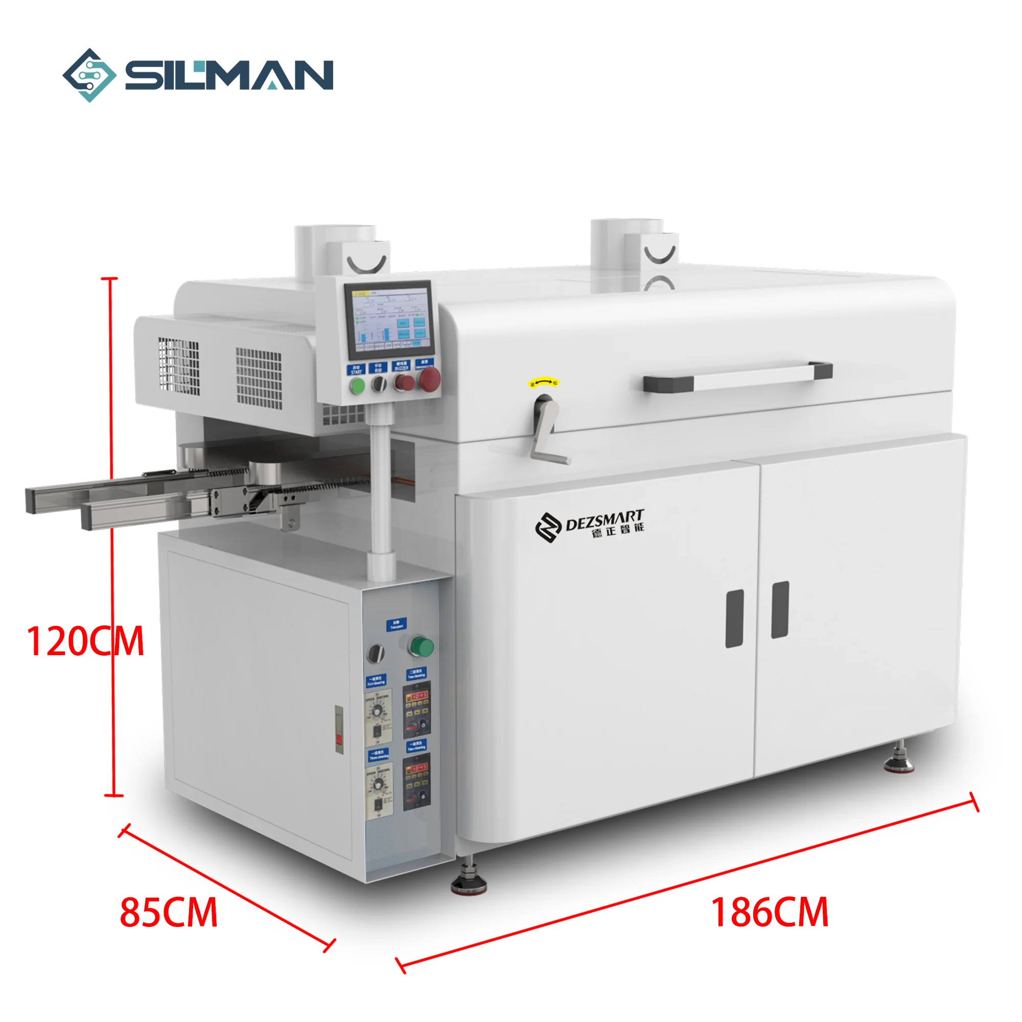 Silman DEZ-C758 Машина для чистки щеток PCBA используемая очистки печатной платы Tcon Logice