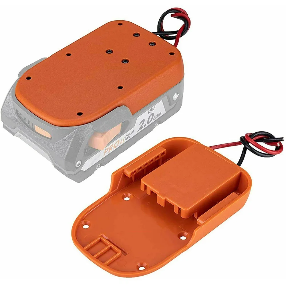 

Адаптер для аккумулятора 12AWG адаптер для док-станции RIDGID 18 в для AEG 18 в с крепежным отверстием разъемы питания