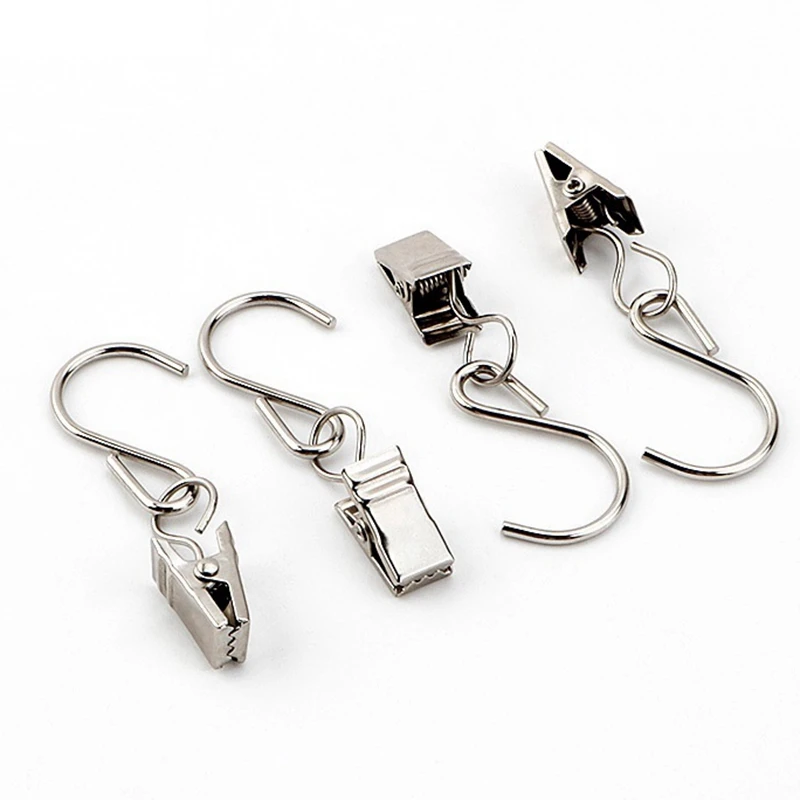 S крючки зажимы для штор 50 шт. подвесные строительные светильники вешалки желоба