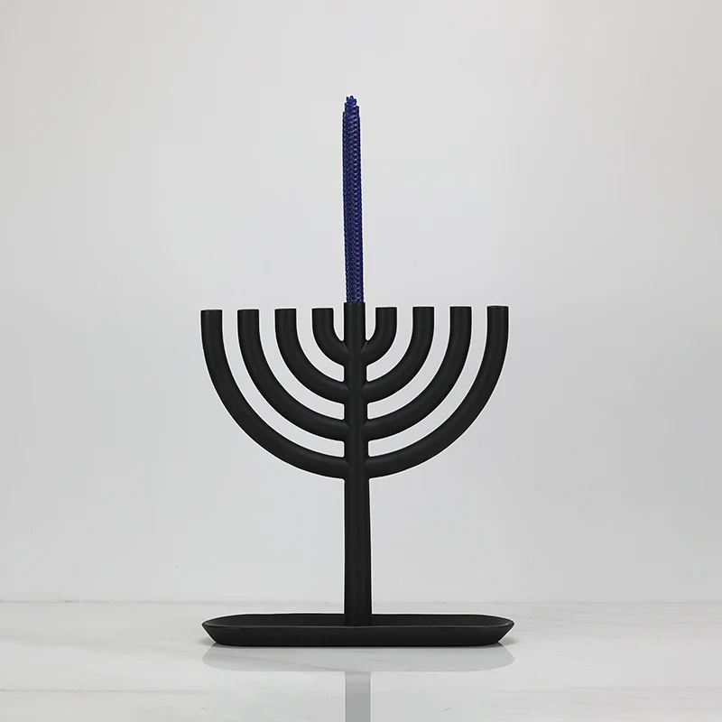 

Christmas Lot Wedding Candles Candle Holder Chandelier Aesthetic Luxury Black Candle Holder Pedestal Bougeoir Home Decor SY50CH
