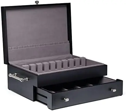 

And 50Mb Eureka Mahogany Flatware Chest