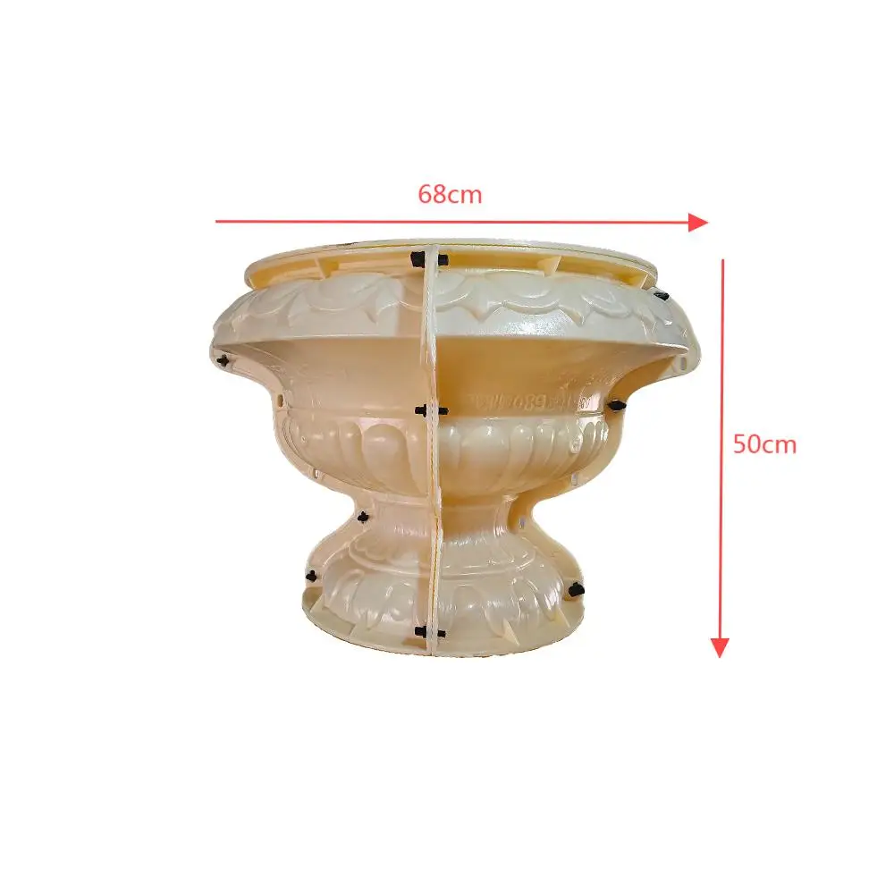 

Пластиковые формы для бетонных цветочных горшков
