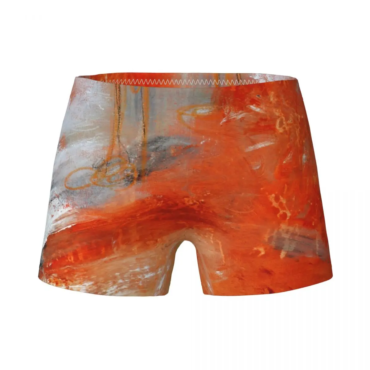 

Young Girls Camo Red Orange Abstract Print Boxer Child Cotton Cute Underwear Teenage Underpants Briefs 4-15Y