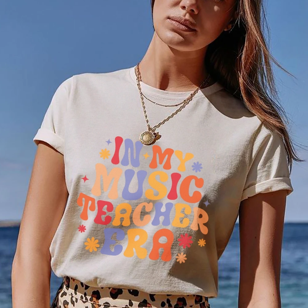 Рубашка с эпорой учителя моей музыки для начальной Одежда Снова в школу