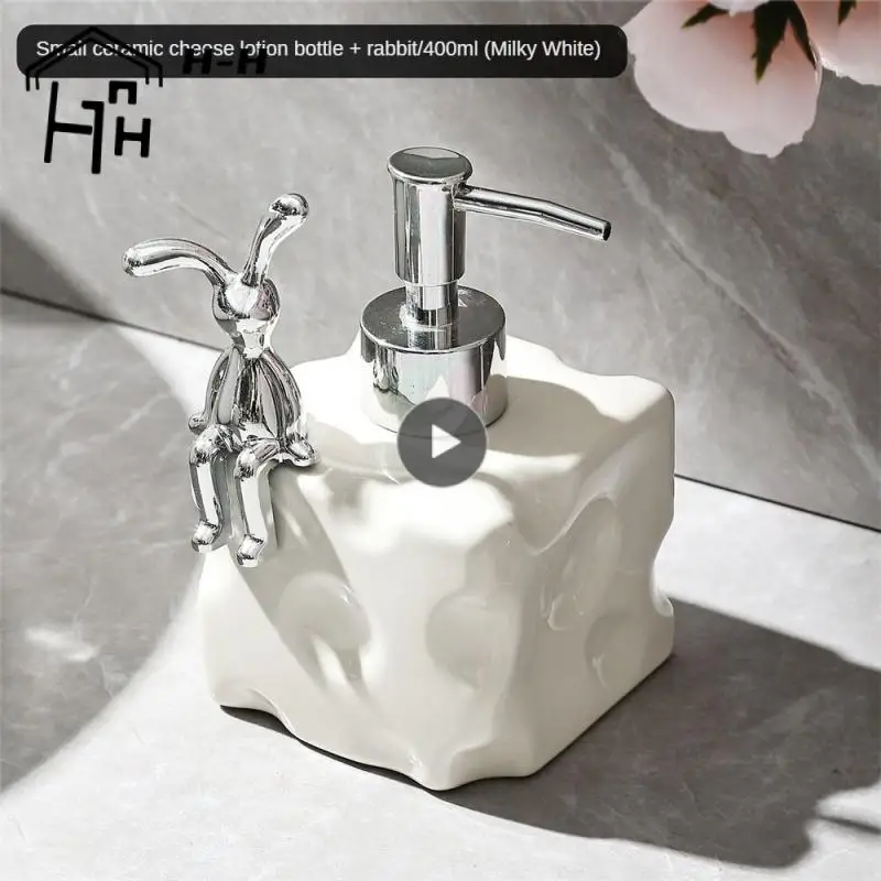 

Refillable Lotion Bottle Lotion Empty Bottle Modern Minimalist Home Liquid Soap Dispenser Soap Shampoo Dispenser Bottles Ceramic