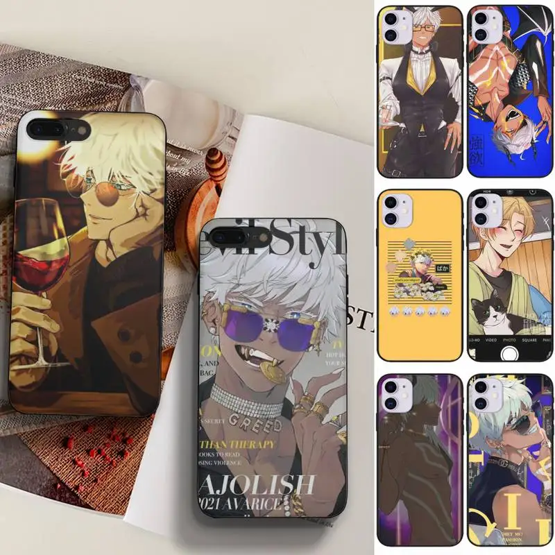 

Obey Me Mammon Phone Case Fundas Shell Cover For Iphone 6 6s 7 8 Plus Xr X Xs 11 12 13 Mini Pro Max
