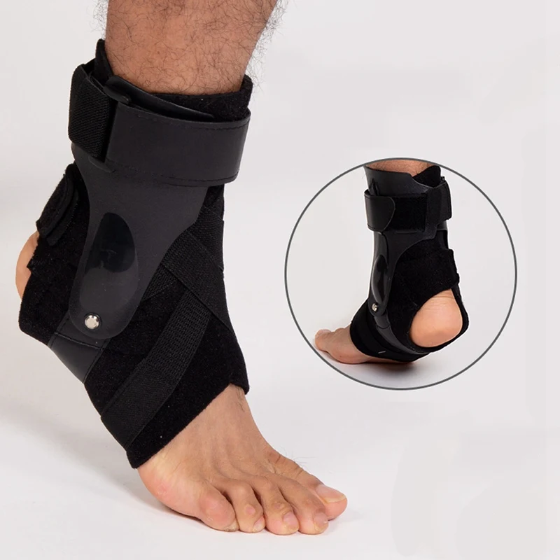 

Sports Safety Foot Droop Splint Brace Hemiplegia Rehabilitation Shoes Lace Up Adjustable Support Ankle Support