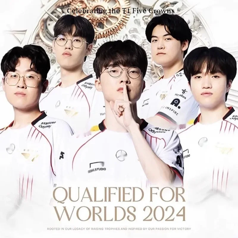 S14 T1 Esport Team Униформа Куртка League Of Legends World Finals Джерси Вышитая куртка Lol Games Faker Fans Man