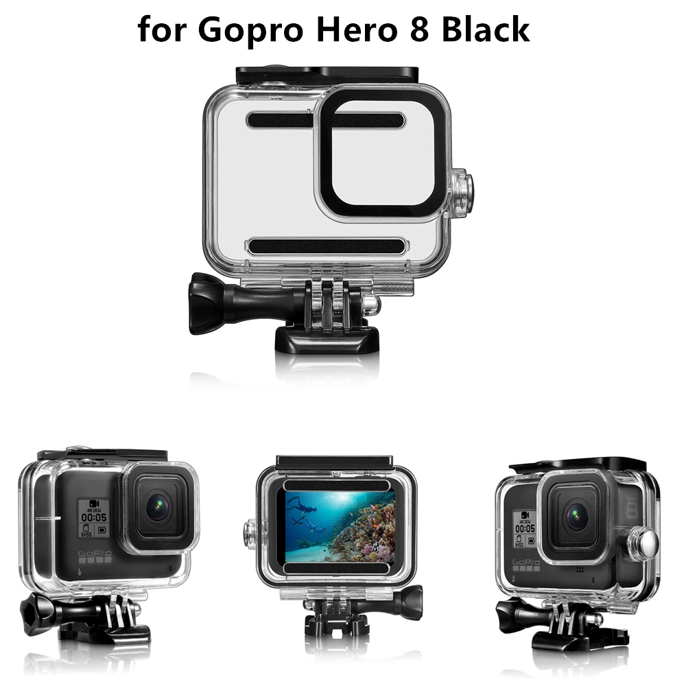 Водонепроницаемый чехол для камеры GoPro Hero10 9 8 7 6 5 Black 4 Session 3 + |