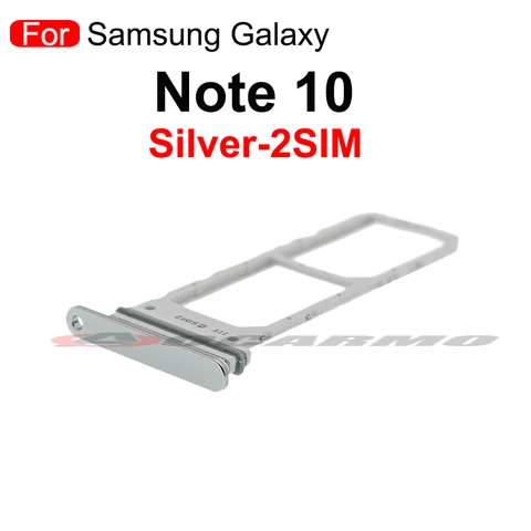 Сим-карты с гнездом держатель Micro SD карт памяти адаптер для Samsung Galaxy Note 10 плюс 5G 10 + N970 N975 две Sim карты Замена лотка