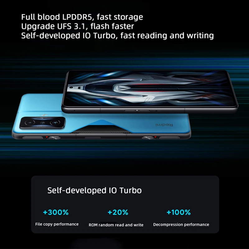 Global ROM Xiaomi Redmi K50 Gaming Edition 5G Smartphone 120Hz 6.67'' OLED Display Snapdragon 8 Gen 1 Octa Core 120W Fast Charge