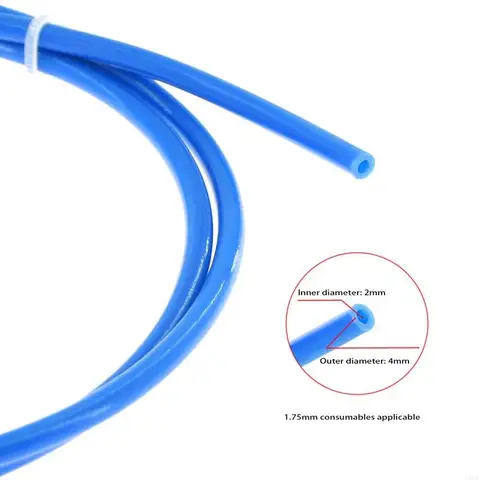 G8DC PTFE Tube PTFE Blue Tubing 1 метр для 3D-принтера 1,75 мм.