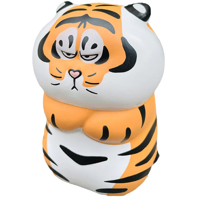 

Fat Tiger Shape Slow Rebound PU Decompression Oversized Toy Slow Rising Toys Stress Relief Relax Pressure Toys Interesting Gifts