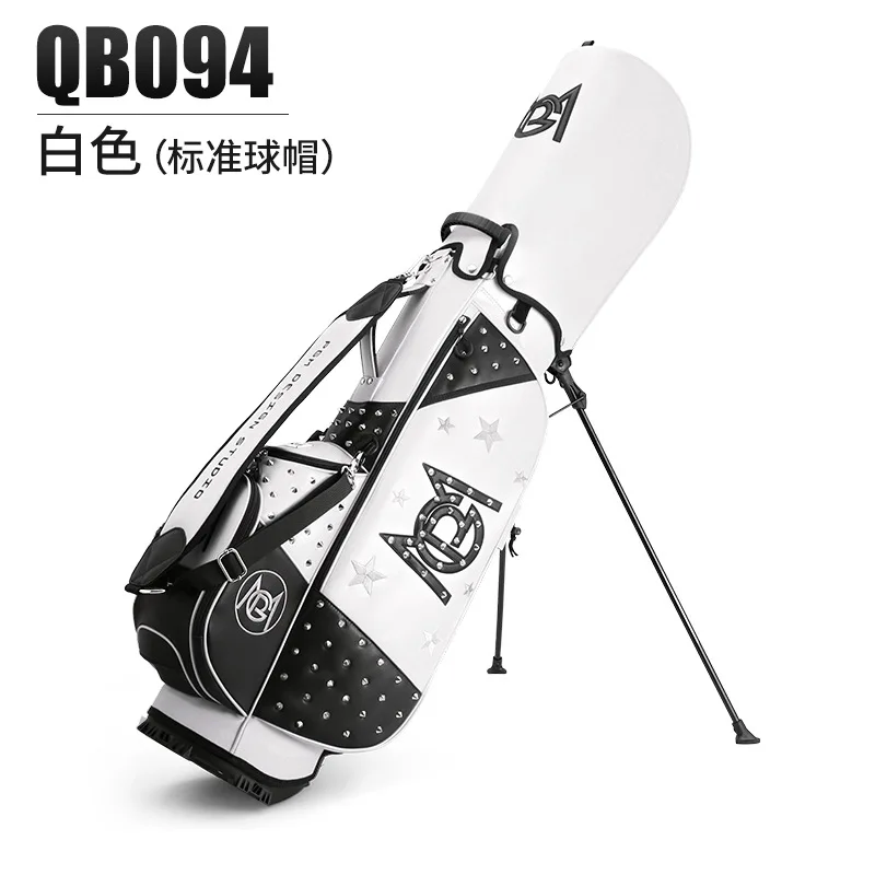 Stand Bags Transparent Ball Cap Light Waterproof Microfiber Leather Train Accessory Hold 14pcs Clubs 3.3kg Qb094