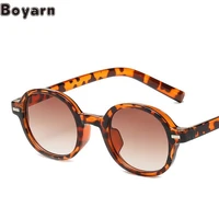 boyarn eyewear new round sunglasses fashionable rice nails small frame sunglasses fashion wear simple tiktok sunglasses