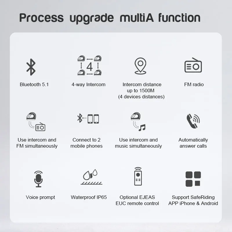 Bluetooth-гарнитура для судьи по футболу 4 пользователя