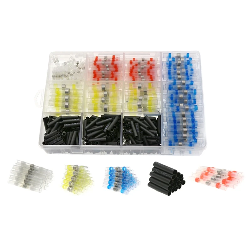 

800PCS Solder Ring Set Boxed With Black Heat Shrink Tube