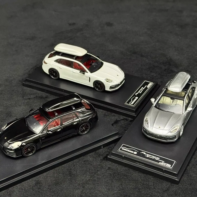 Фото Масштабная модель автомобиля RM 1:64 Porsche Panamera Shooting Brake из литого сплава, высокодетализированная, для статической демонстрации, коллекционная, идеальный подарок для хобби. №3