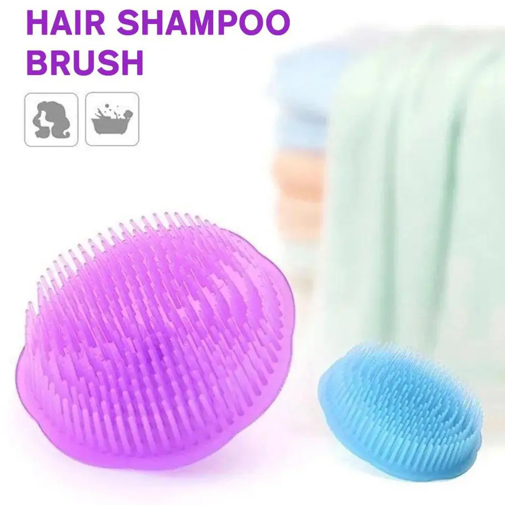 

Silicone Hair Washing Comb Head Scalp Massage Shampoo Shower Body Wash Brush Bath Comb Spa Bathrom Head Anti-Dandruff Clean A5K3