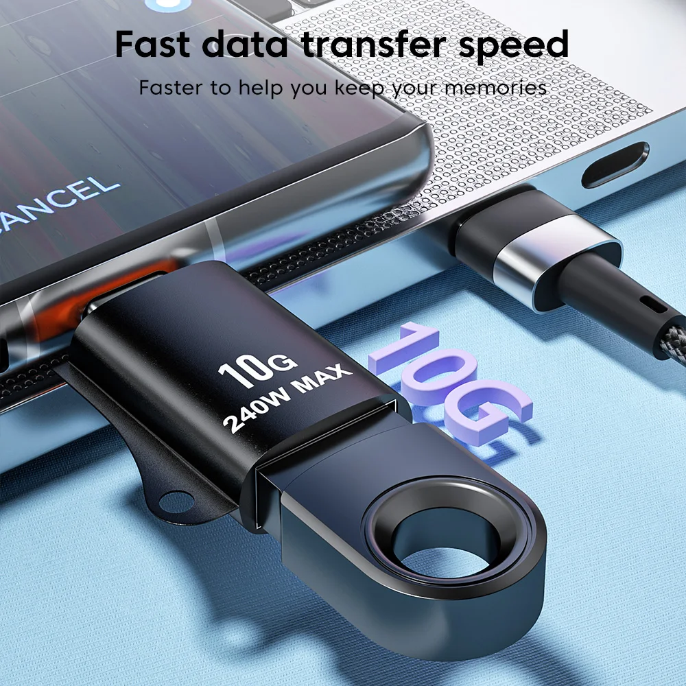 Адаптер для передачи данных Olaf USB 3.0 Type-C Type C OTG штекер-USB гнездо конвертер Macbook Xiaomi