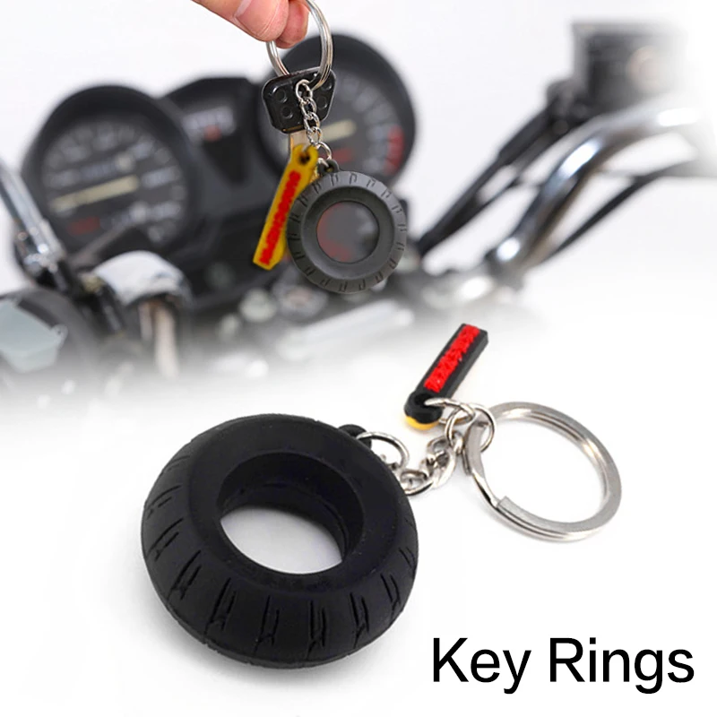 Car Tyre Keychain Motorcycle A	