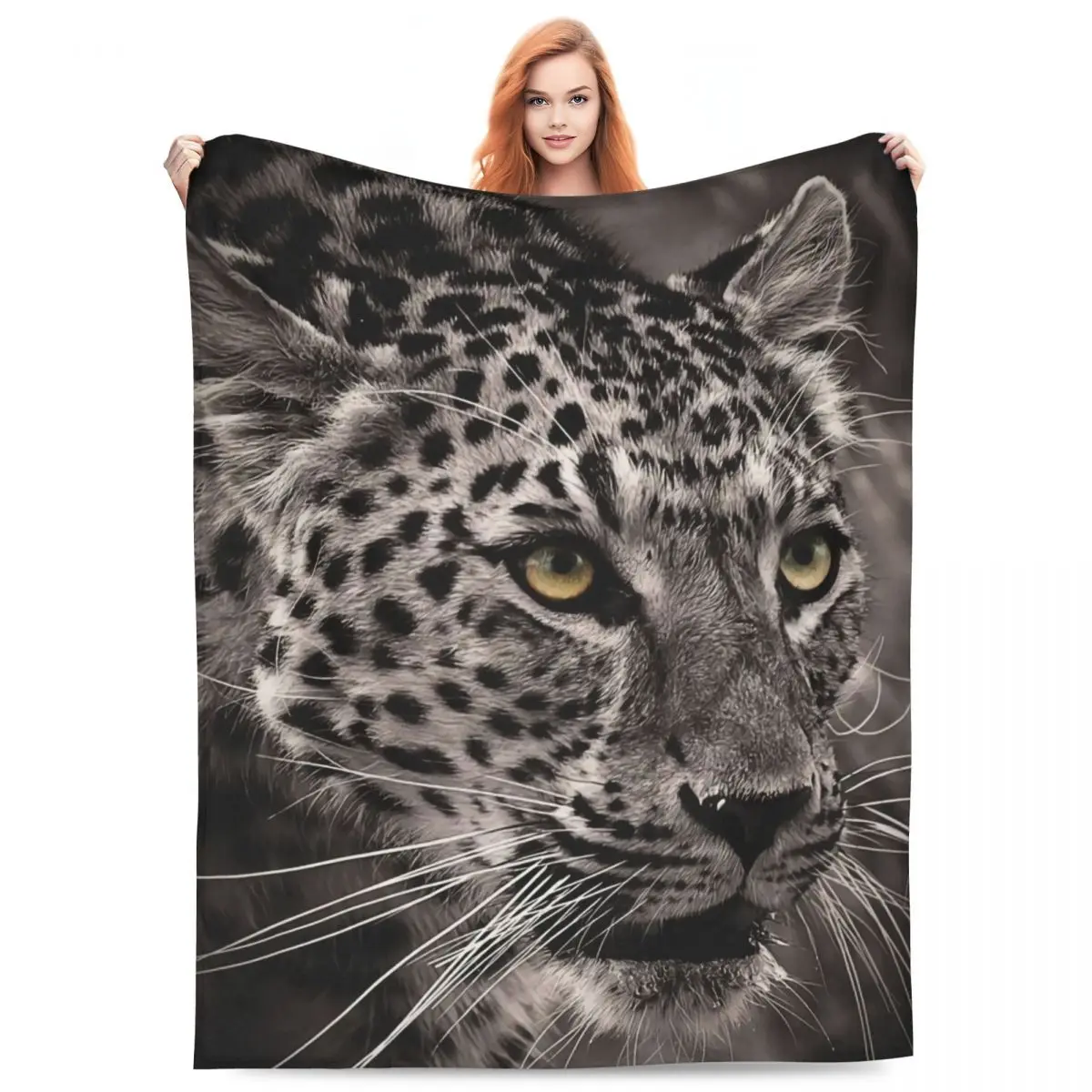 Свирепые леопардовое одеяло с изображением гепарда супер мягкие не скатываются