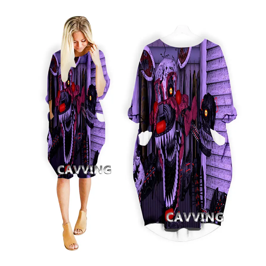 

Женское платье с коротким рукавом и 3D-принтом, в стиле Харадзюку