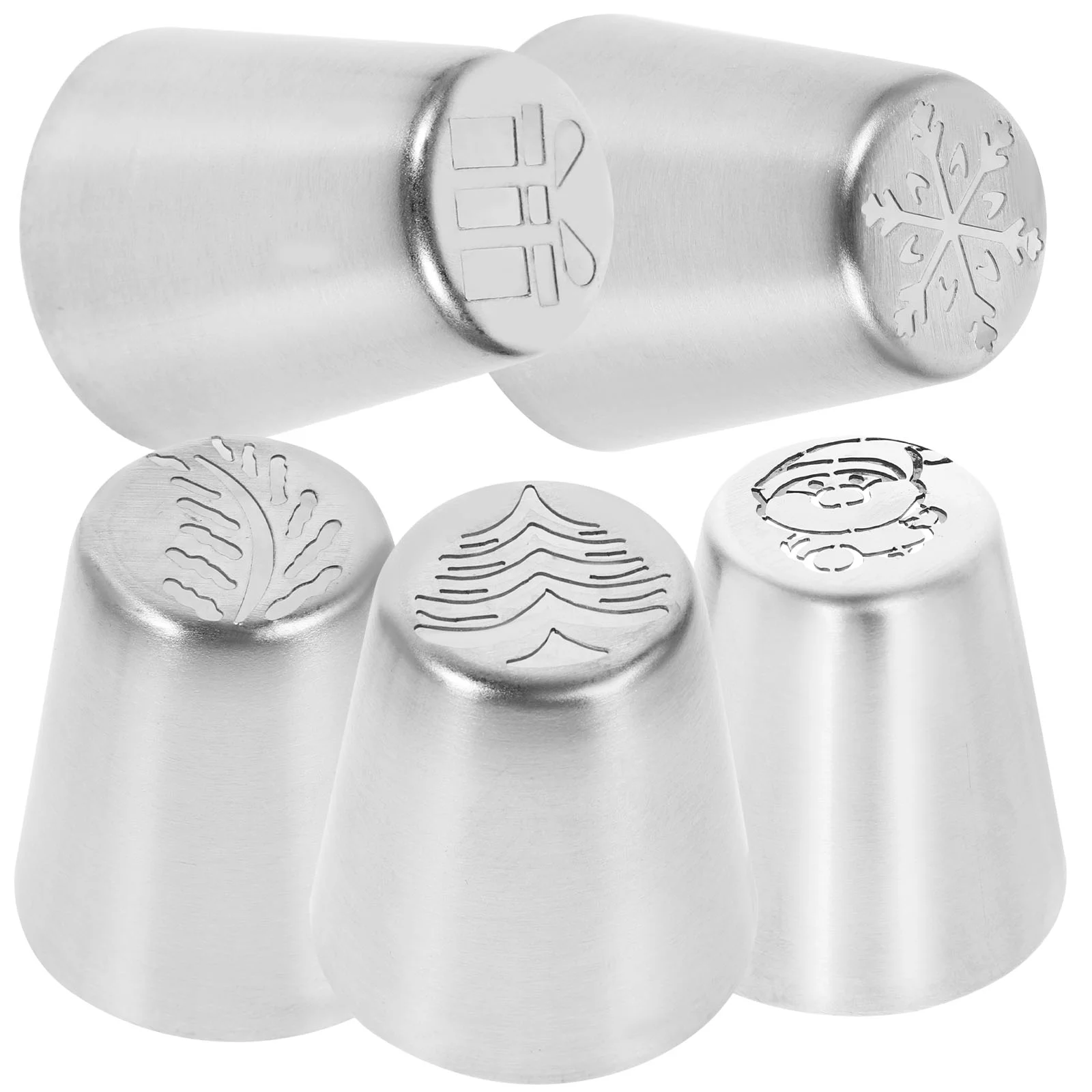 

Tips Christmas Cake Icing Piping Nozzle Decorating Cream Nozzles Frosting Tools Baking Set Russian Tip Decoration Flower Pastry