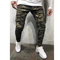 mens jeans fashion camouflage youth personality loose trend sports tactics jeans trousers four seasons tooling new mens pants