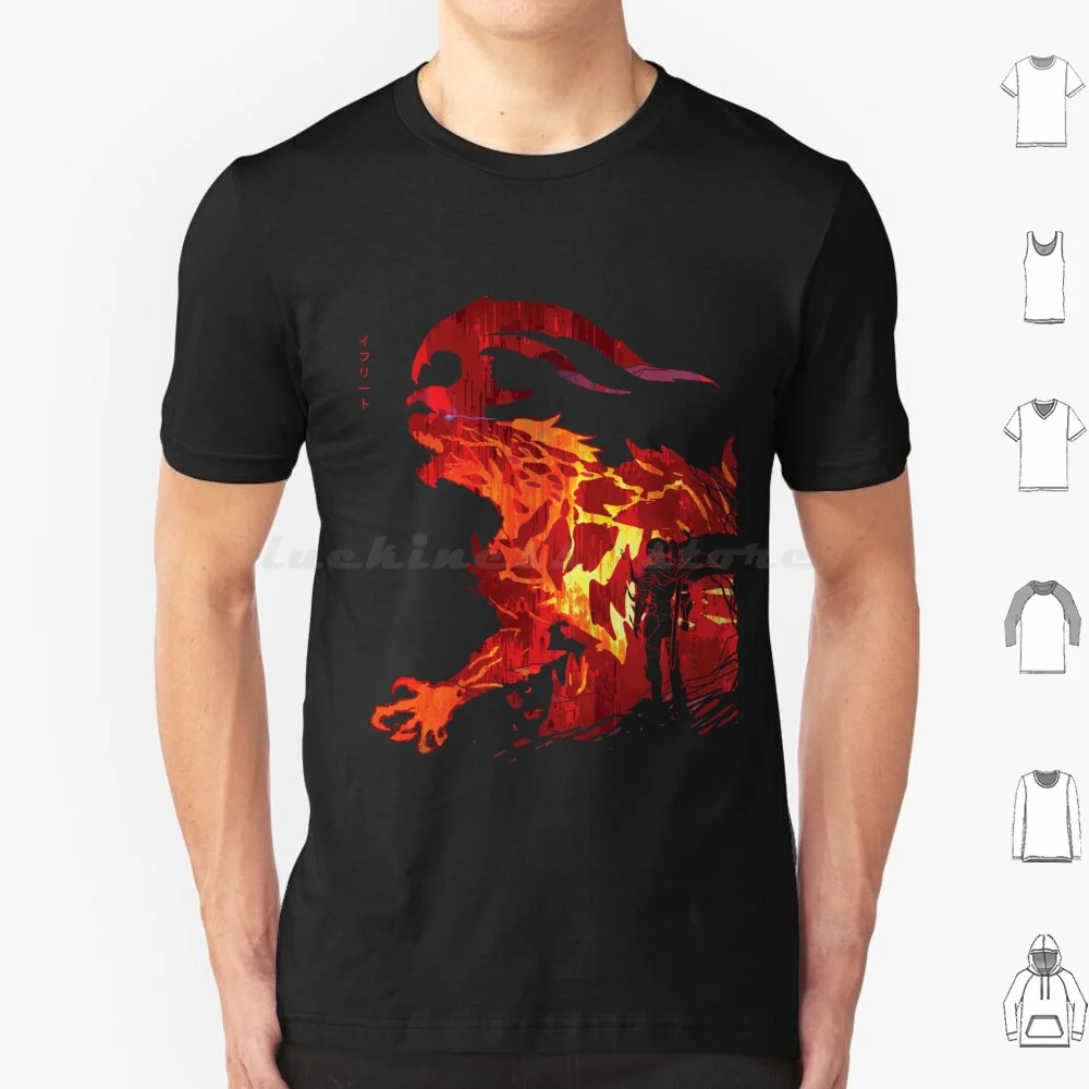 Ifrit Eikon Пробуждение: Clive Rosefield Ffxvi футболка 6xl хлопок крутая Ff16 фантазия Xvi Фэнтези 16
