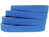 perimeter840x40x4mm both sides rubber blue nylon base band box pasting machine belt wear resistant flat belt
