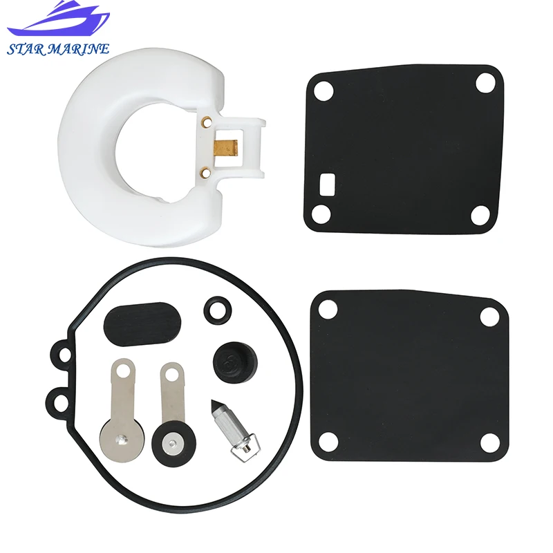 

369-87122 Набор для ремонта карбюратора для Tohatsu Nissan 2 Stroke 4 5 8 9.8 HP 369-87122-1 6L5-W0093-00-00 6N0-W0093-00-00 18-7765