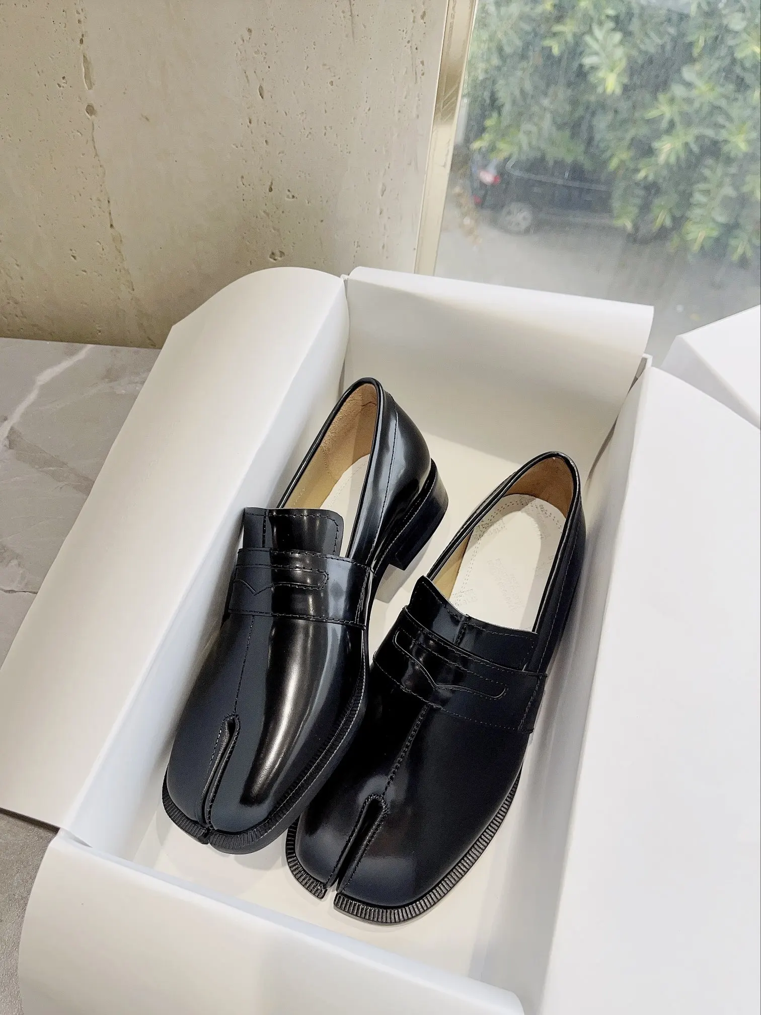 Черные Лоферы Tabi