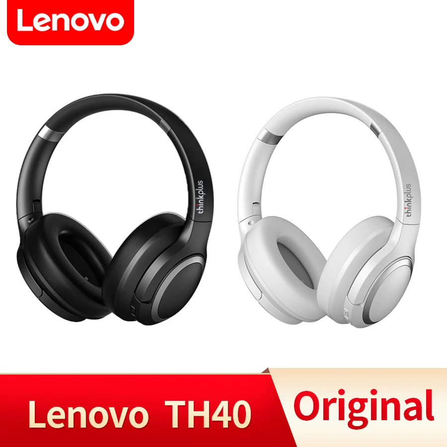 Lenovo TH40 Stereo TWS Wireless Bluetooth Earphones Sports Headphones HIFI Sound Smart Noise Cancelling With Mic