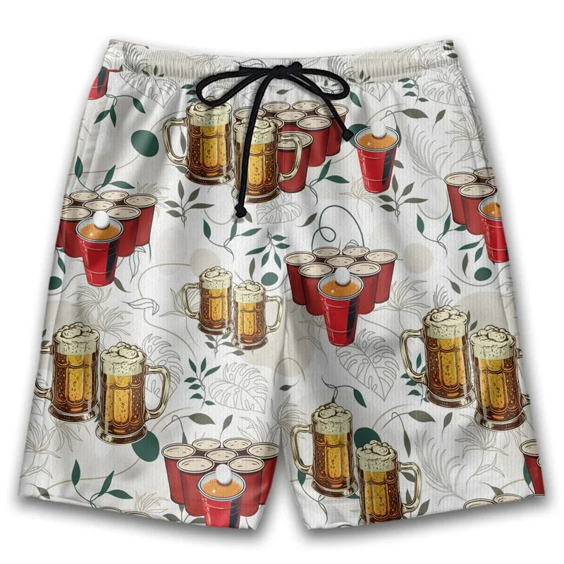 Пивная собака Графические короткие брюки для мужчин спиртовые животные 3D