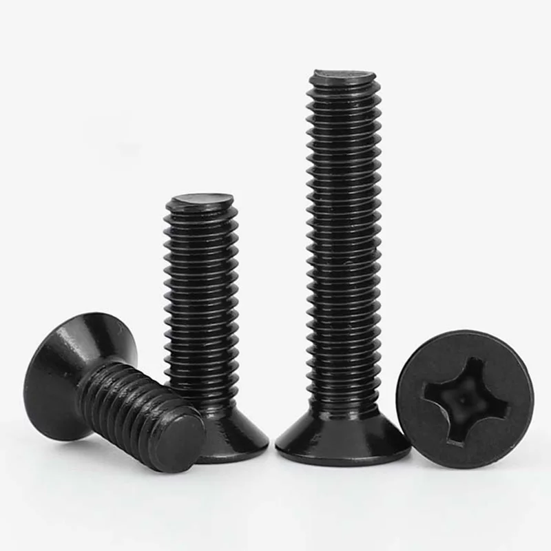 10/30/50/100 шт./лот M2 M2.5 M3 M4 M5 M6 черный 304 нержавеющий стальной крестообразный болт с