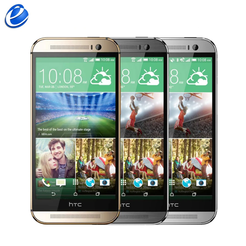 

Unlocked Original HTC One M8 GSM 3G 4G 3 Cameras Android 5.0 6.0 Quad core 2GB 32GB Mobile Phone 5.0" 4MP refurbished