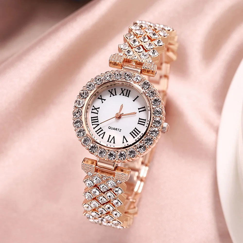 

Women Bracelet Watches Steel belt Love Steel belt Quartz Wrist Watch Luxury Fashion Watch for women