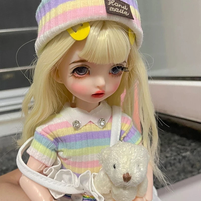 

Кукла шарнирная 30 см, игрушка для девочек с 13 подвижными суставами, для самостоятельного макияжа, нарядов, кукол-игрушек, 3D большие голубые г...