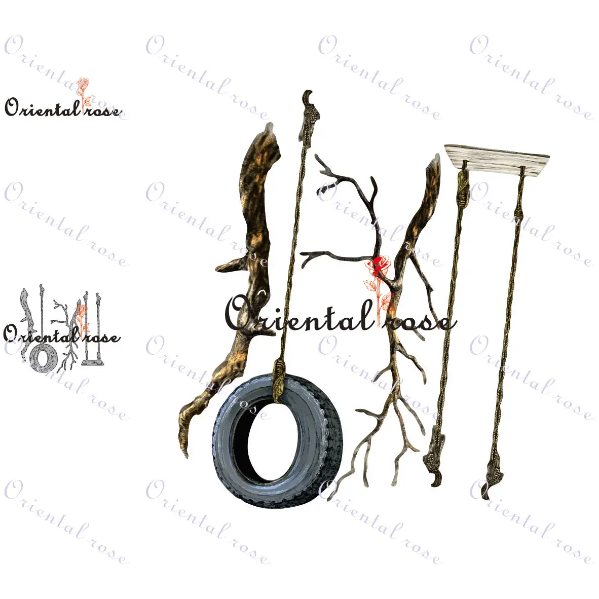 

Branch and swing series metal cutting die scrapbook new 2022 cutting die