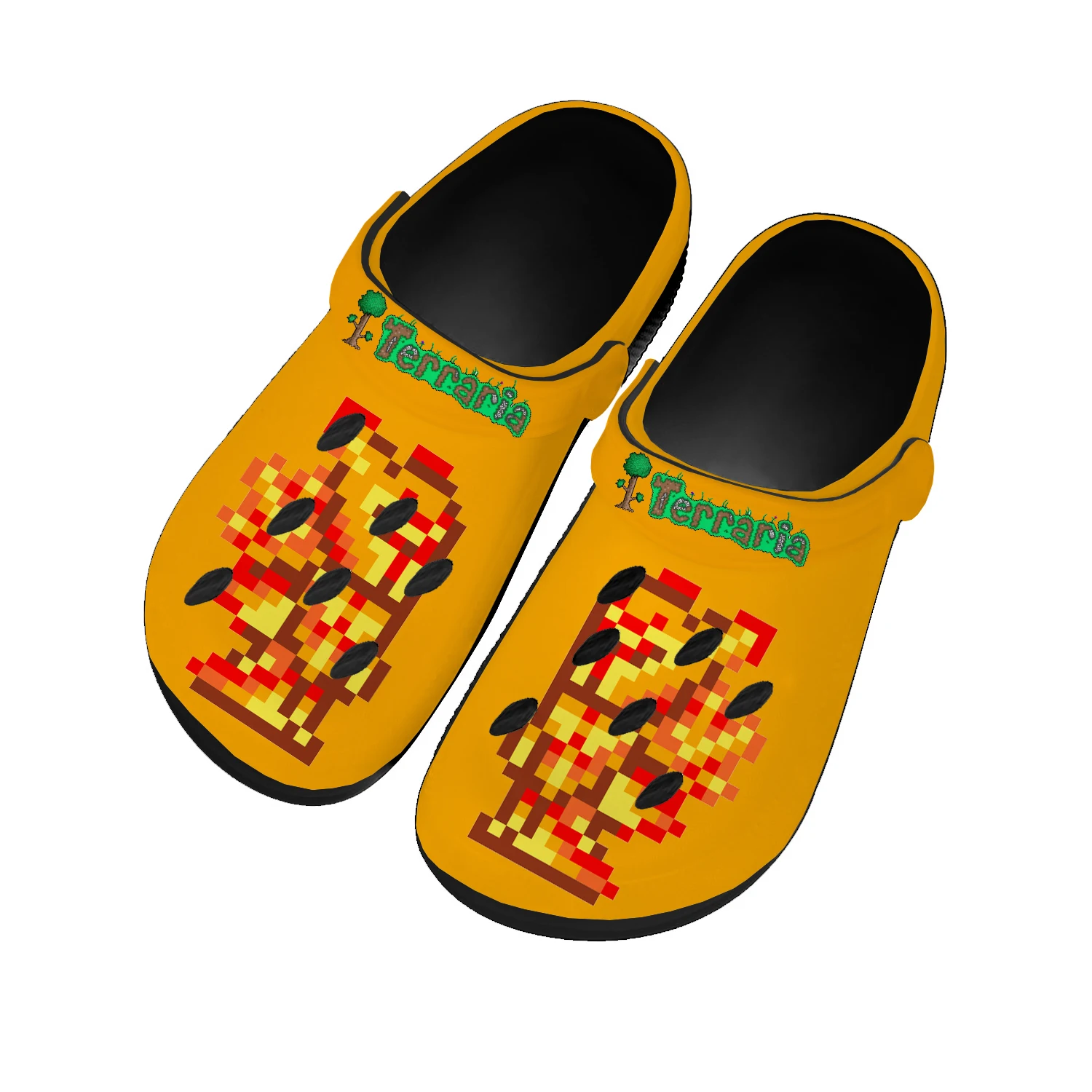 

Terraria Home Clogs Hot Cartoon Game Mens Womens Teenager Fashion Tailor Made Water Shoes Garden Beach Hole Slippers Sandals