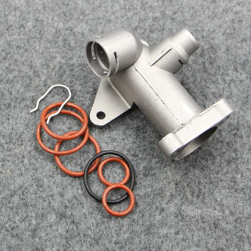 

Aplicar para Passat B5 1,8 1,8 T A6 motor culata agua de cuatro vias sellado forma anillo de plastic aluminio 058 121 132 B