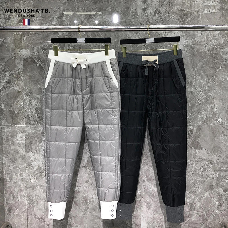 

TB Sports Down Men and Women Wear Lovers' Loose Casual Warm Thickened Cotton Trousers Slim Bottomed Leggings