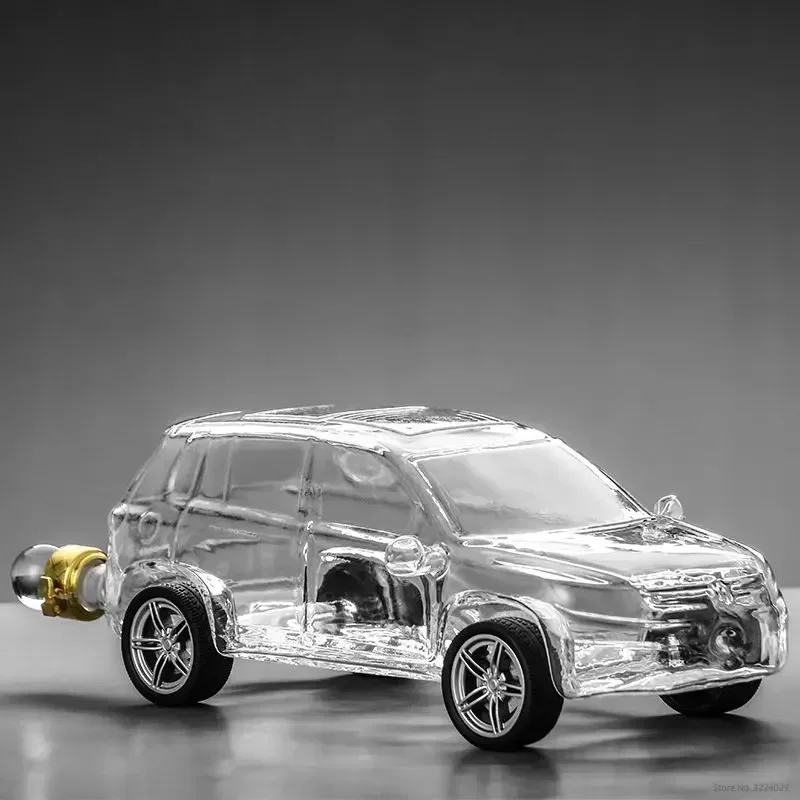 

helloDream Графин для виски в форме автомобиля, стекло, 1000 мл