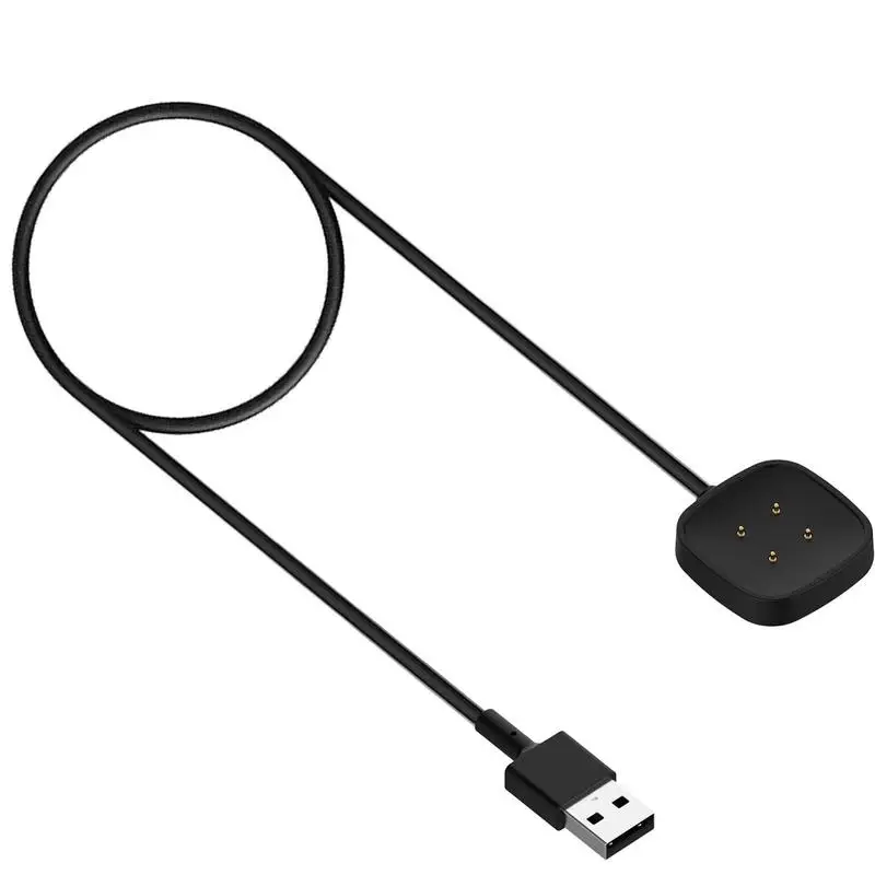 

Сменное Зарядное устройство USB для FitBit Charge 3 4, умный Браслет, USB-кабель для зарядки для fitbit Sense 2, док-адаптер для браслета 30/100 см