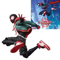 newest sentinel sv action spider man into the spider verse miles morales peni parker original genuine figure model toys