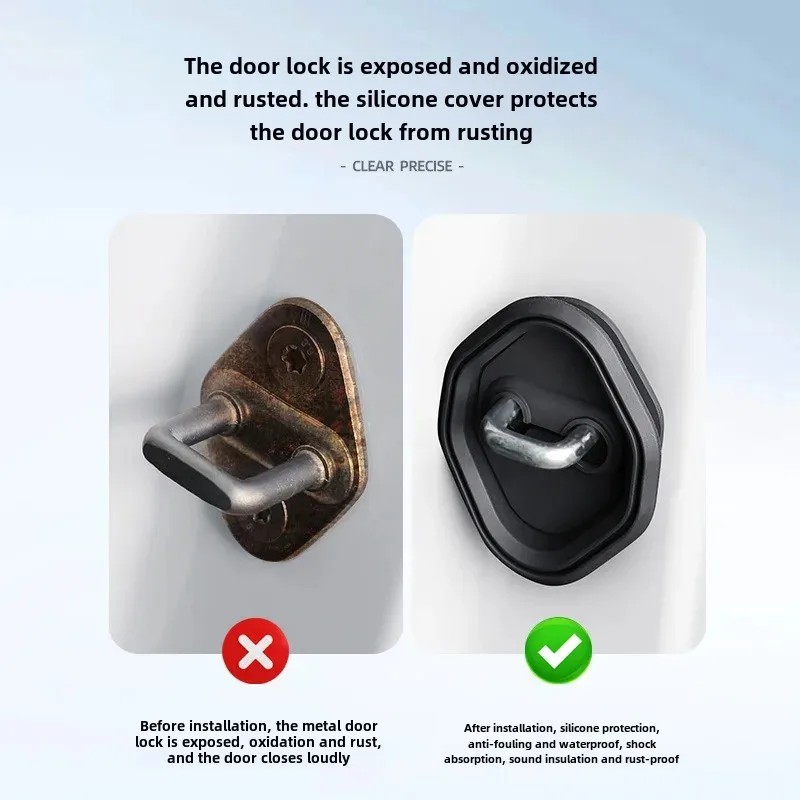 Силиконовая пряжка дверного замка для дверных замков Maada 3 CX-30/CX-50/CX-5/